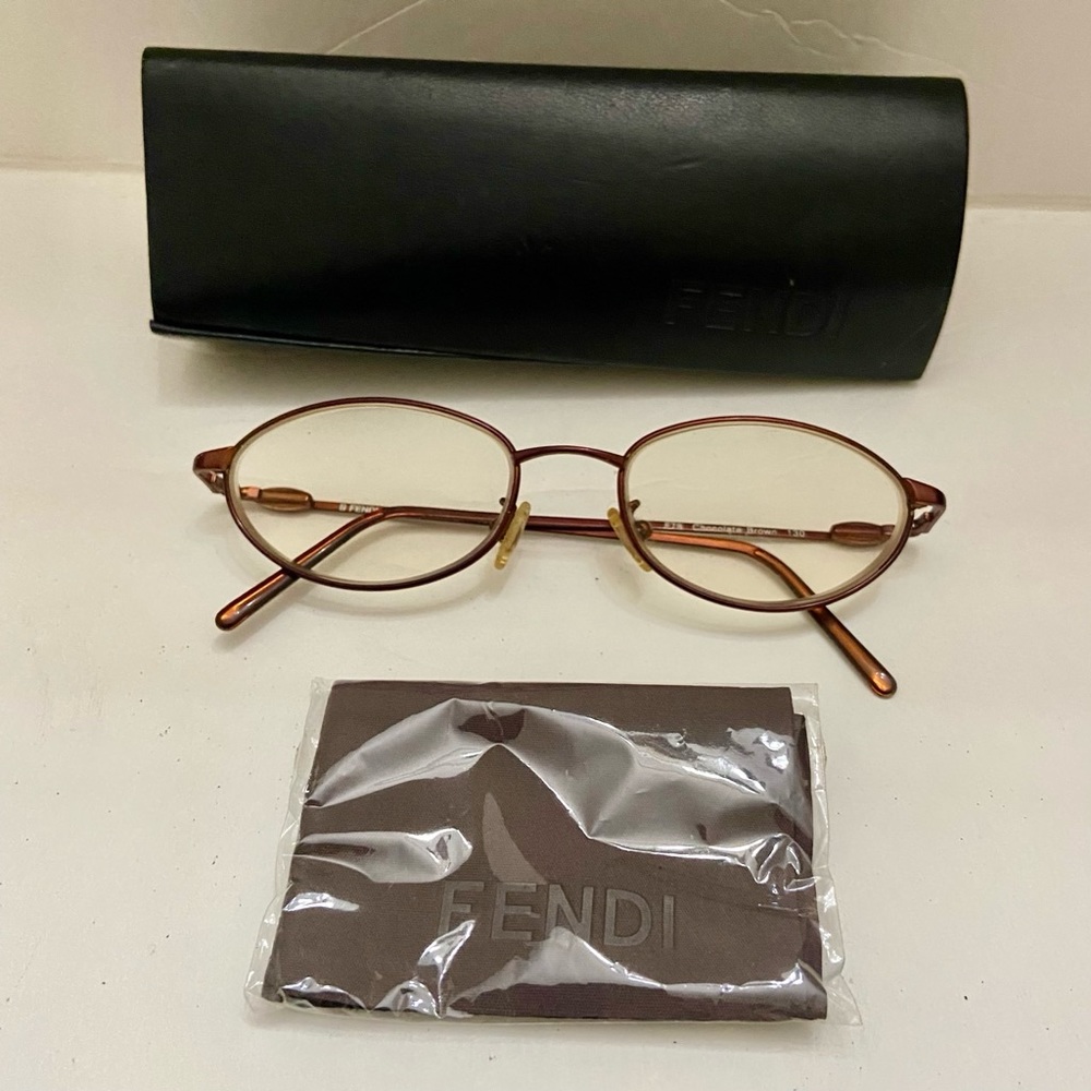 Fendi Made in Italy Chocolate Brown F78 130 (Frame Only)